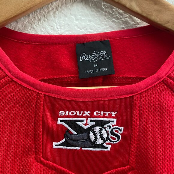 Sioux City Explorers Baseball X's Rawlings Pullover Sweatshirt Fleece Medium NWT - Picture 2 of 4